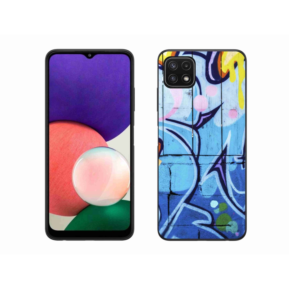 Zselés borítás mmCase Samsung Galaxy A22 5G - graffiti