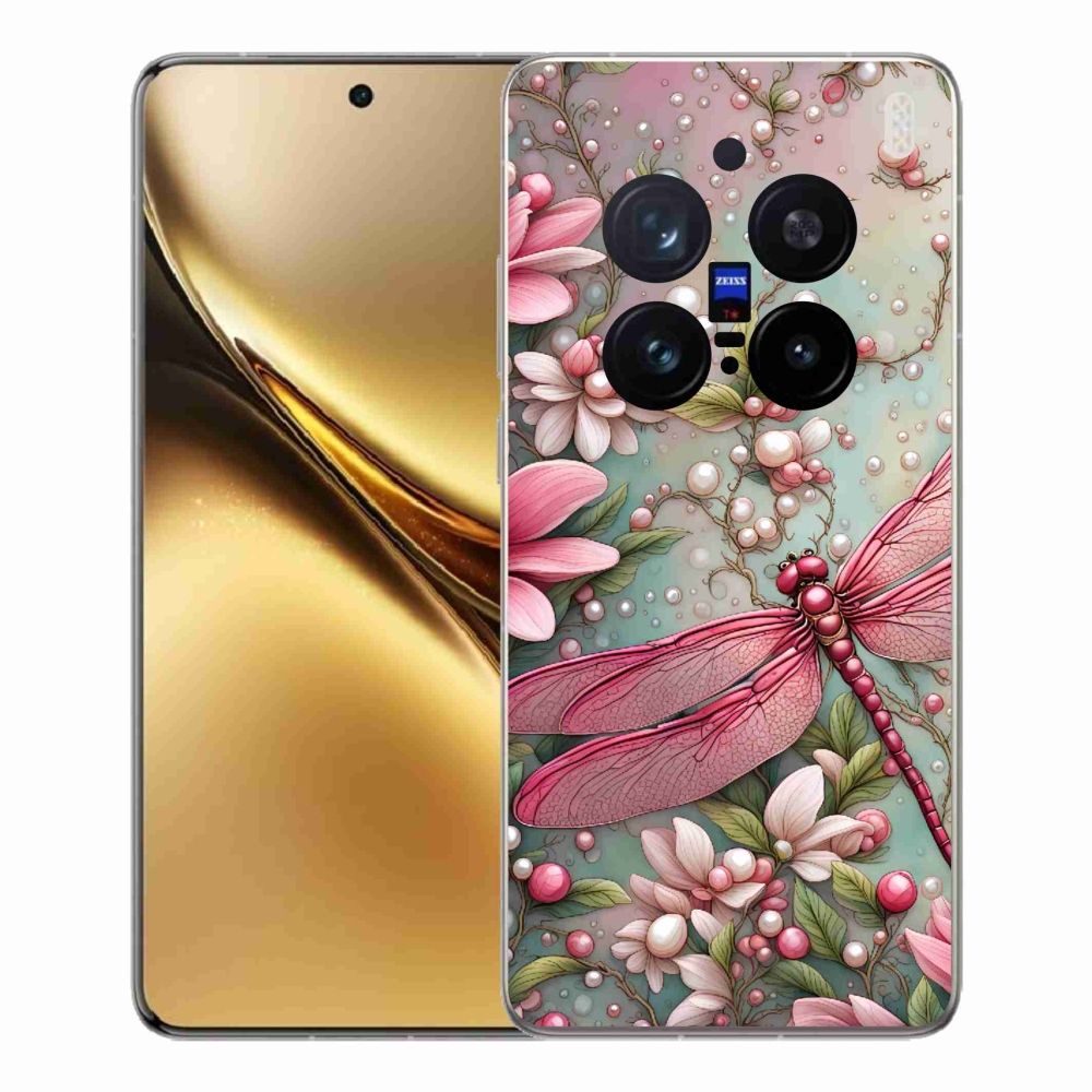 Zselés borítás mmCase a Vivo X200 Pro 5G készülékhez - szitakötő