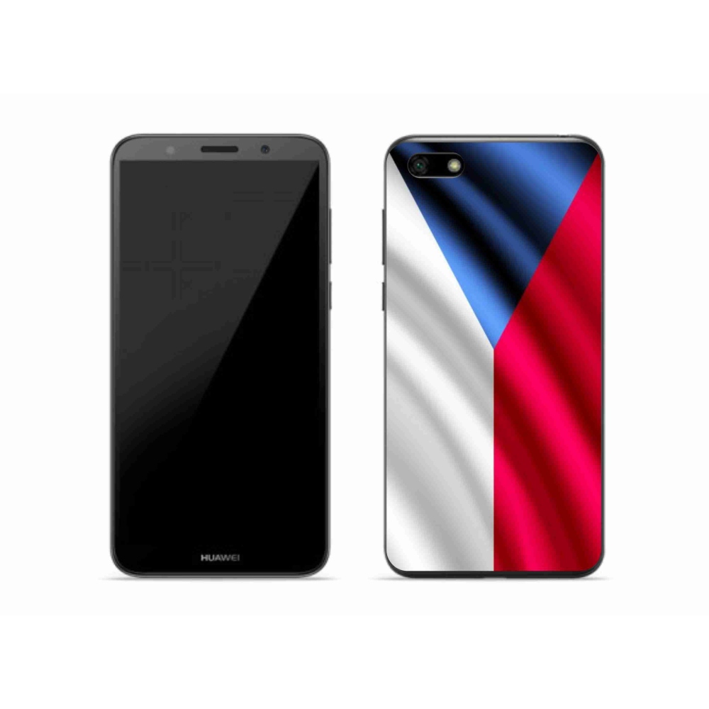 Gél borító mmCase a mobil Huawei Y5 (2018) - cseh zászlóhoz