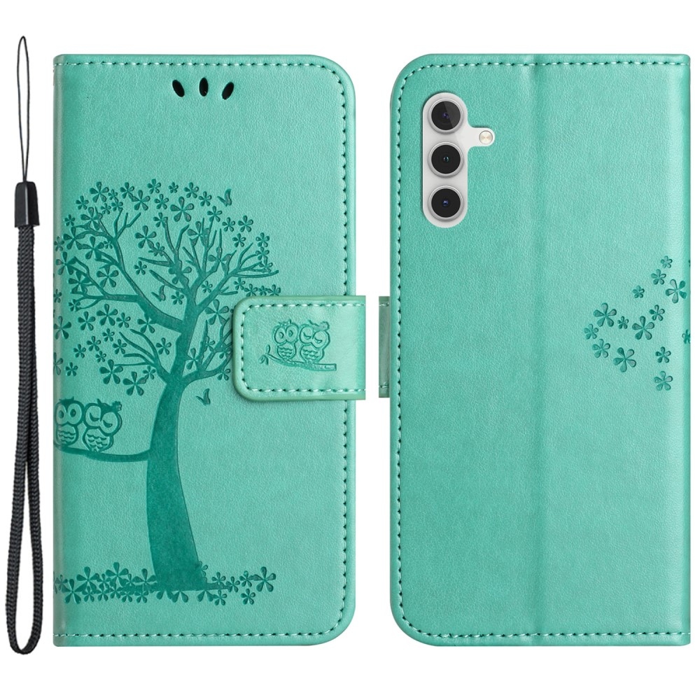 Fa könyv tok Samsung Galaxy M15 5G - teal - teal