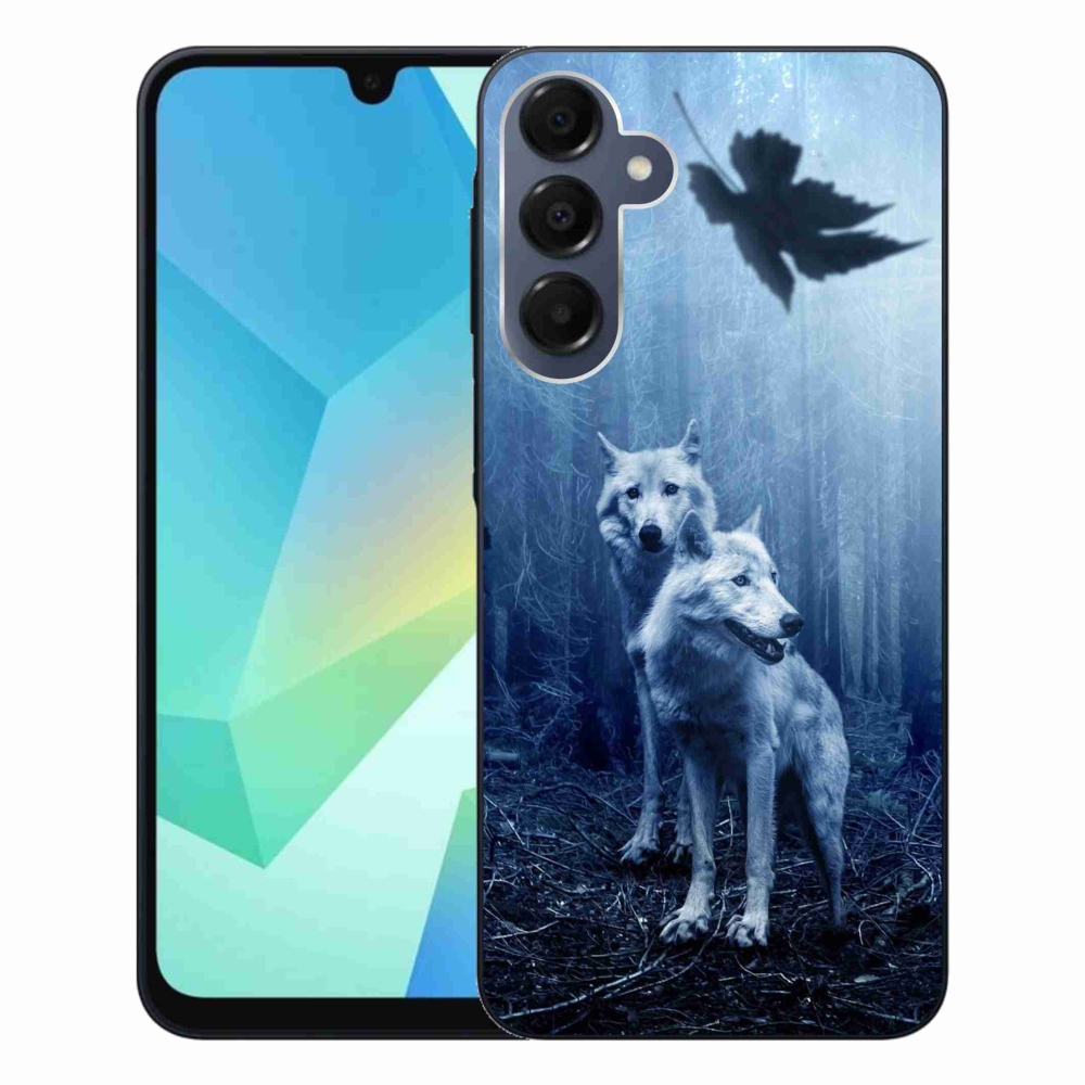 Zselés borítás mmCase Samsung Galaxy A16 4G/5G - farkasok az erdőben