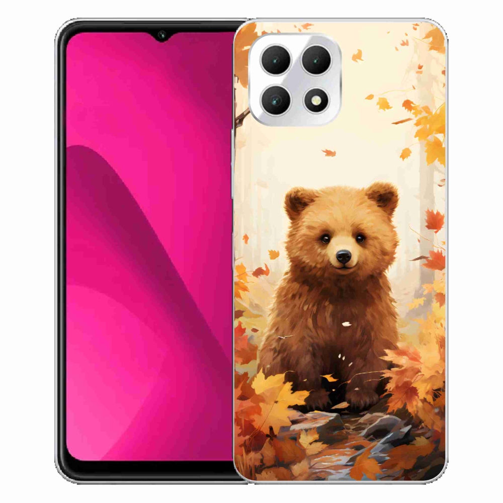 Zselés borítás mmCase a T-Mobile T Phone 2 készülékhez - medve az erdőben