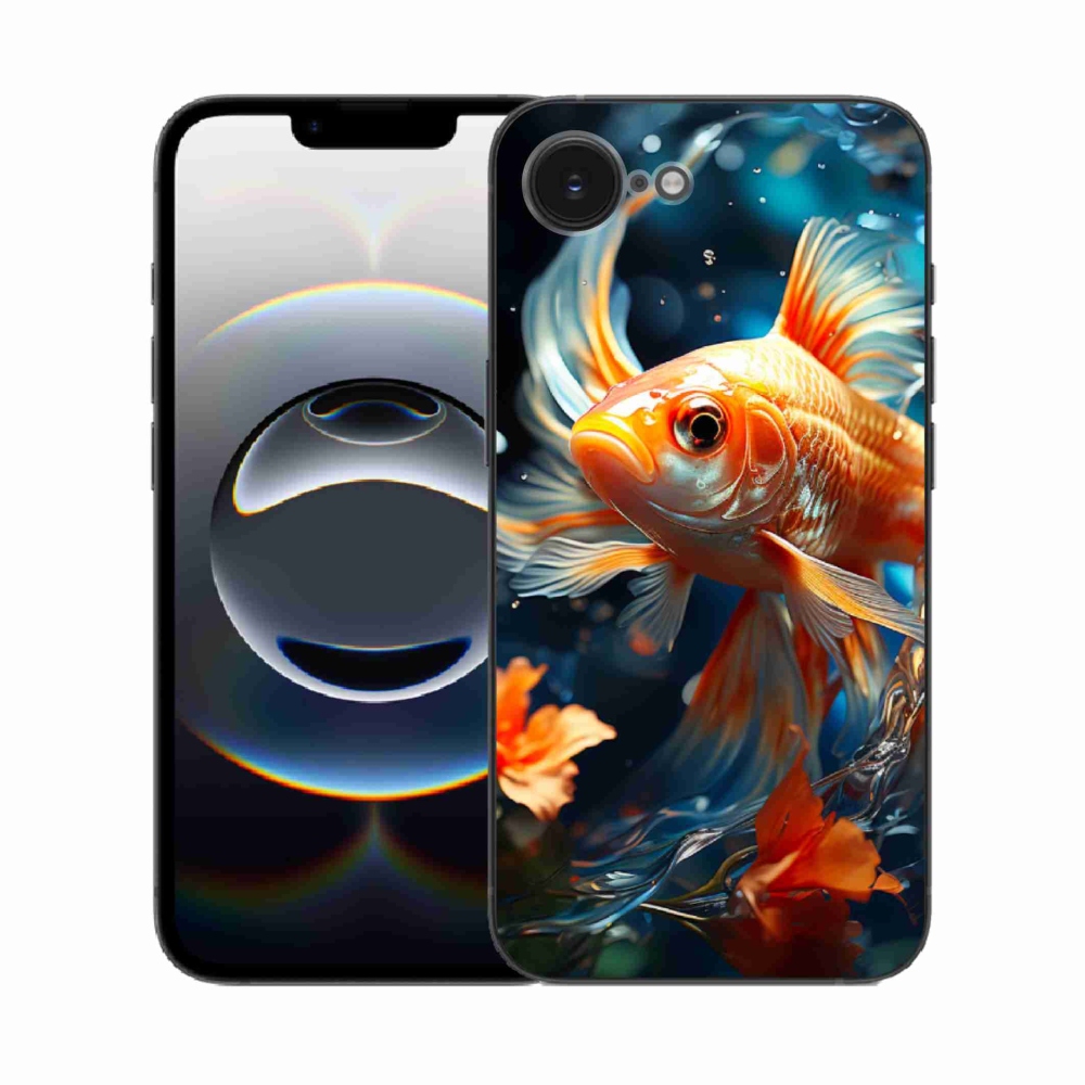 Zselés borítás mmCase iPhone 16e készülékhez - hal