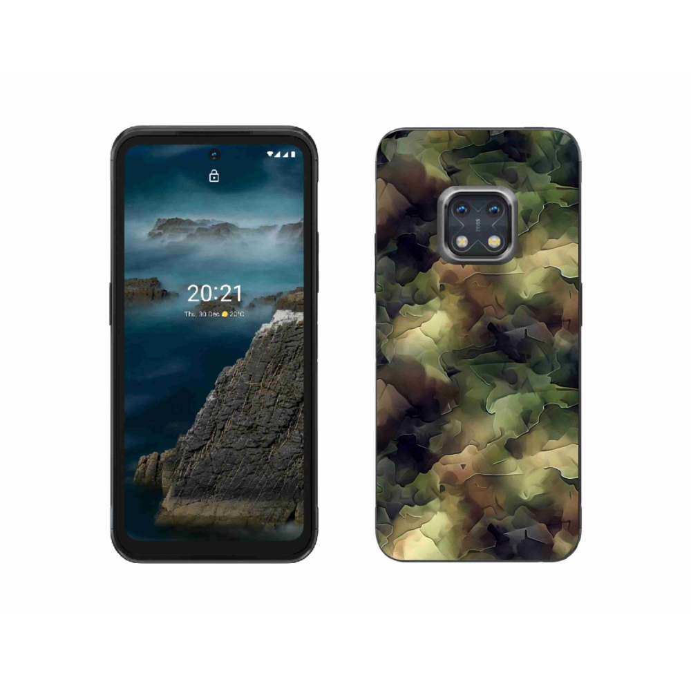Zselés borítás mmCase a Nokia XR20 készülékhez - terepszínű minta 10