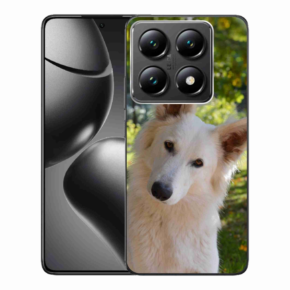 Gélburkolat mmCase a Xiaomi 14T Pro számára - Fehér svájci juhász 1