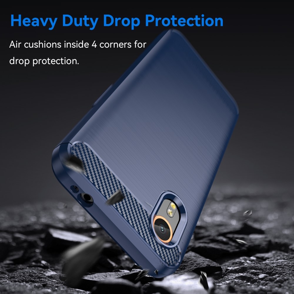 Szénálló zselés tok Samsung Galaxy Xcover 7 készülékhez - kék