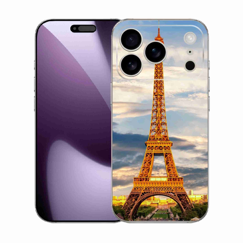 Zselés borítás mmCase iPhone 17 Pro készülékhez - eiffel-torony 3