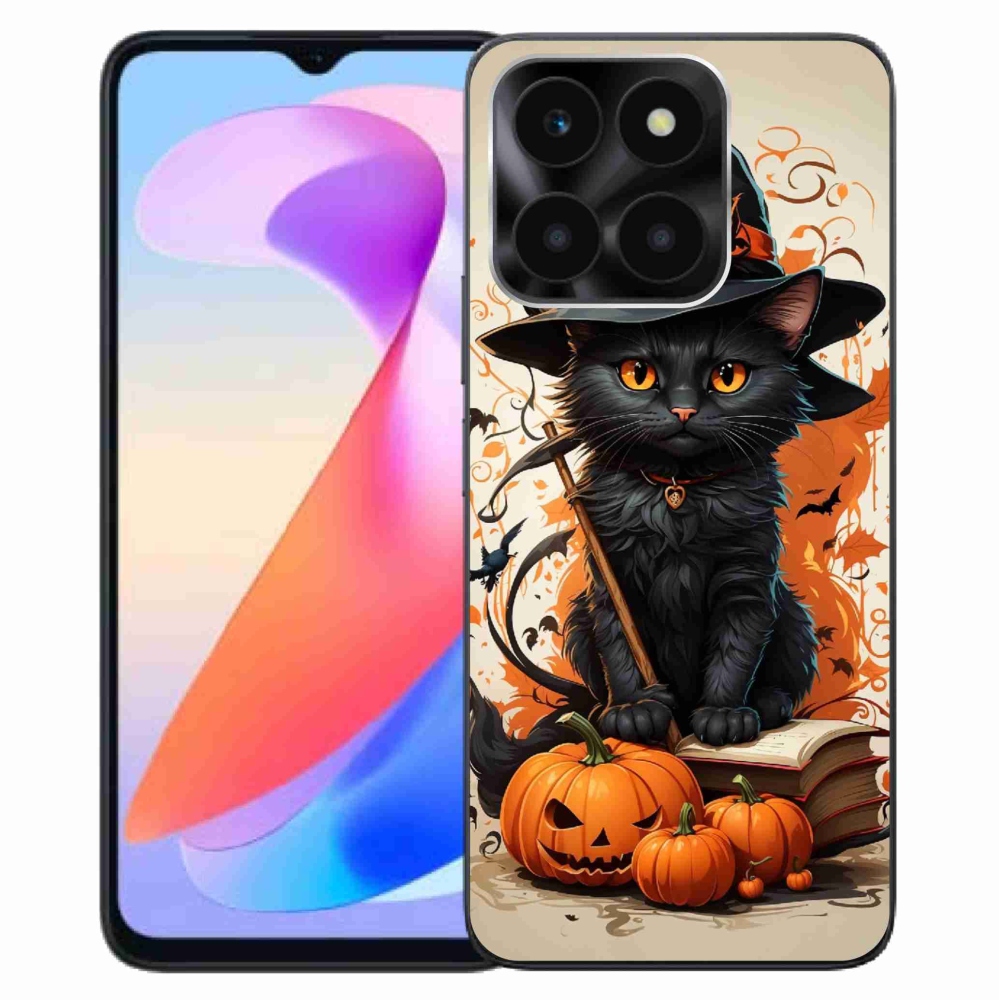Zselés borítás mmCase a Honor X6a készülékhez - cat wizard