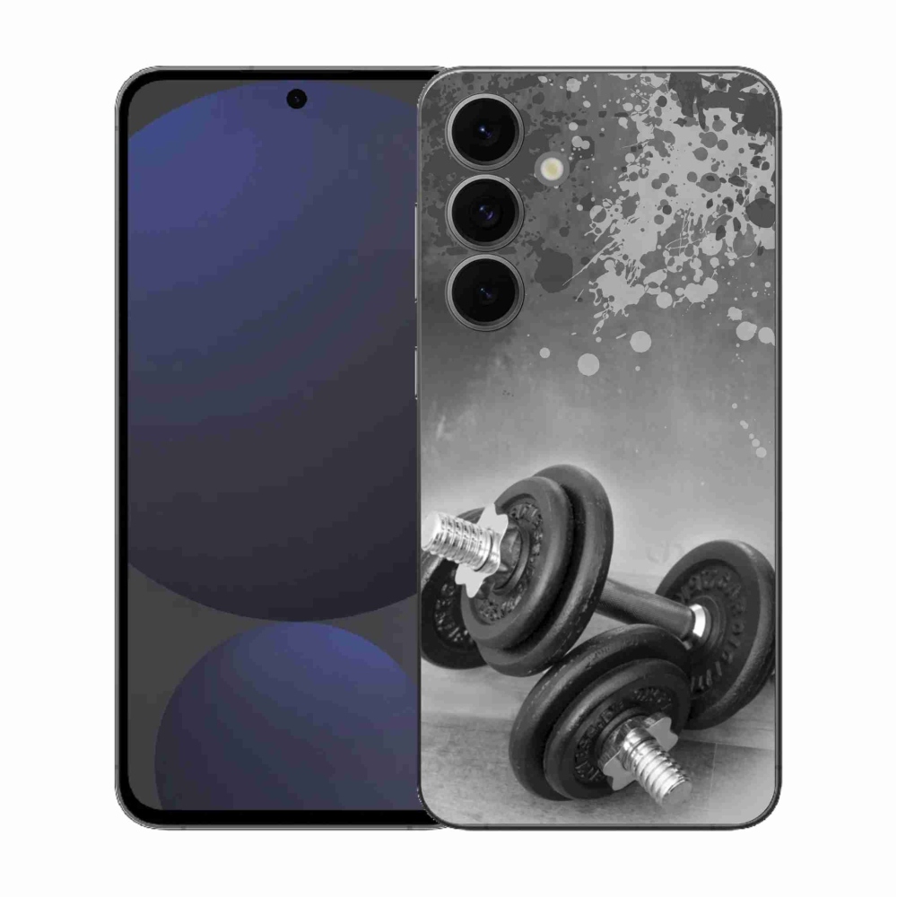 Zselés borítás mmCase Samsung Galaxy S25 FE készülékhez - súlyzók 1