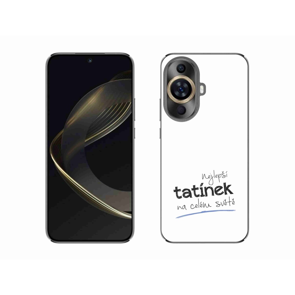 Gél borító mmCase a Huawei Nova 11 - legjobb apuci 4 fehér háttérrel