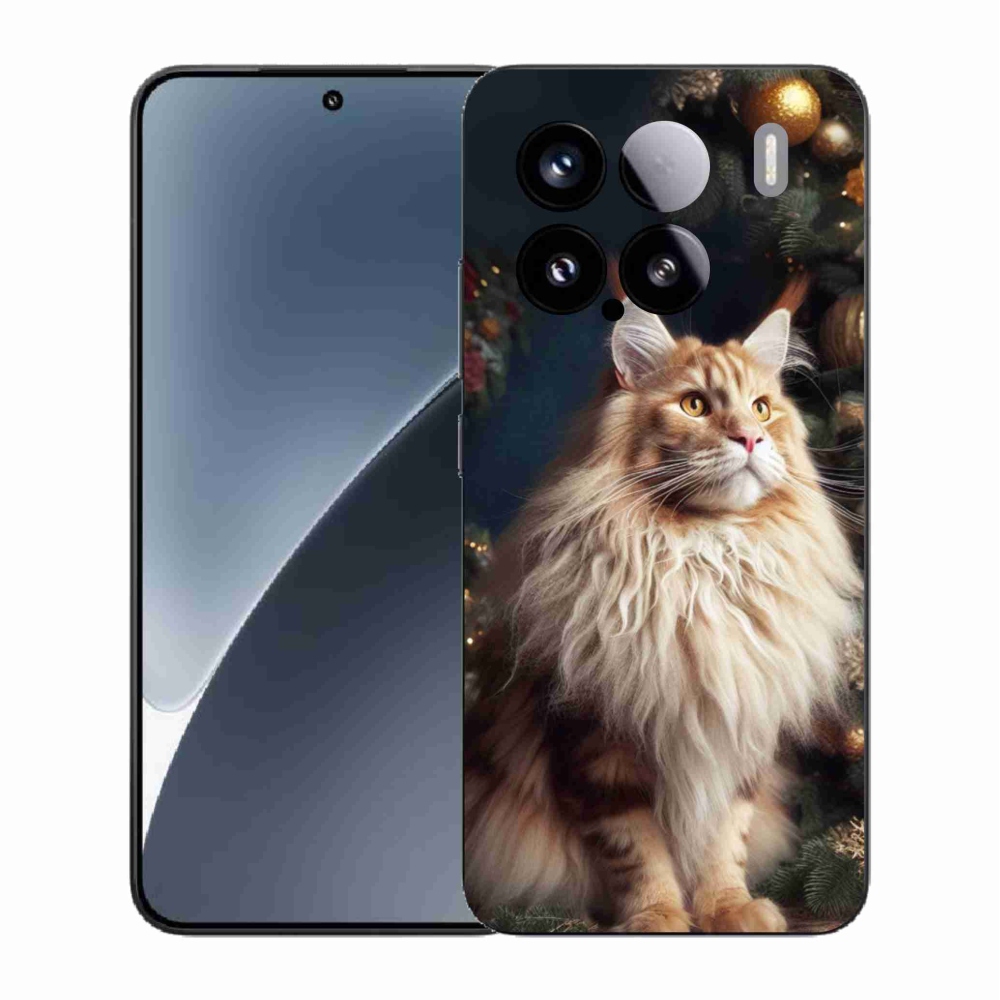 Gél borító mmCase a Xiaomi 15-hez - macska a fánál