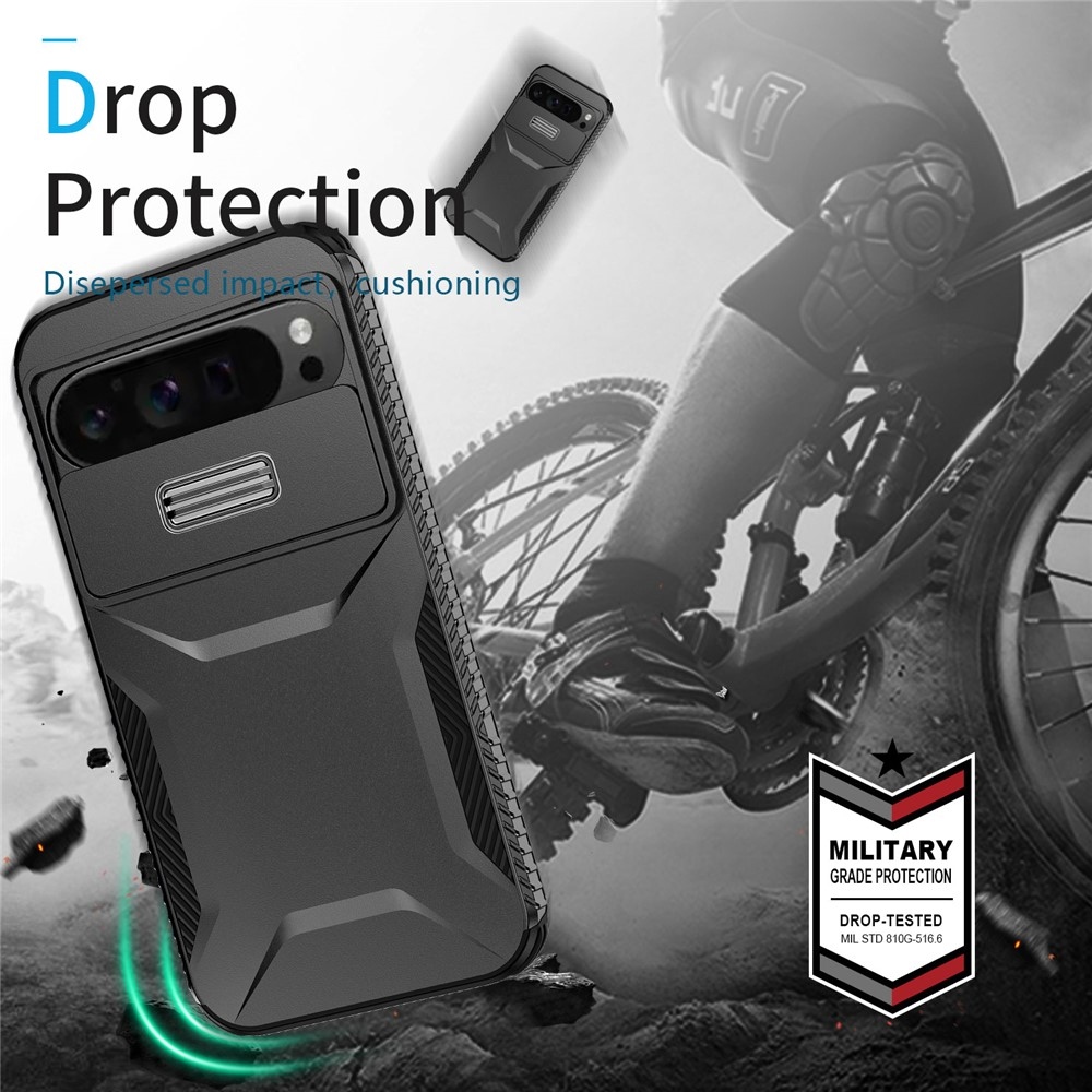 Fedél ellenálló borítás a Google Pixel 10 Pro XL-hez - fekete