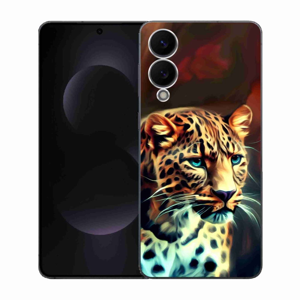 Gél védőhuzat mmCase Samsung Galaxy S25 Edge készülékhez - leopárd