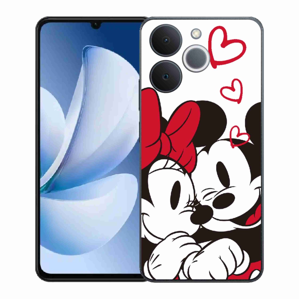 Zselés borítás mmCase a Realme Note 70T-hez - minnie és mickey