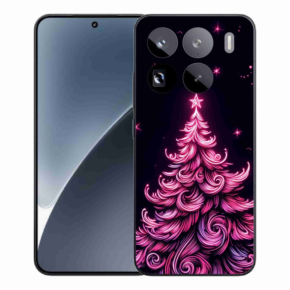 Gél borítás mmCase a Xiaomi 15 Pro-hoz - neon karácsonyfa 2