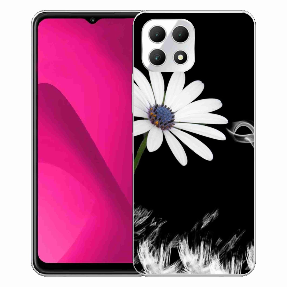 Zselés borítás mmCase a T-Mobile T Phone 2 készülékhez - fehér virág