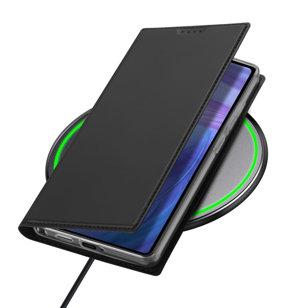 DUX könyvtáska Samsung Galaxy S25 Ultra készülékhez - fekete