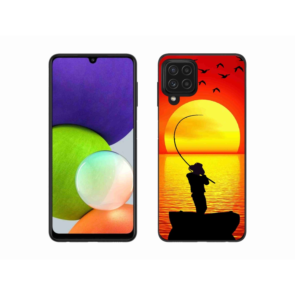 Gél borítás mmCase Samsung Galaxy A22 4G - halászat