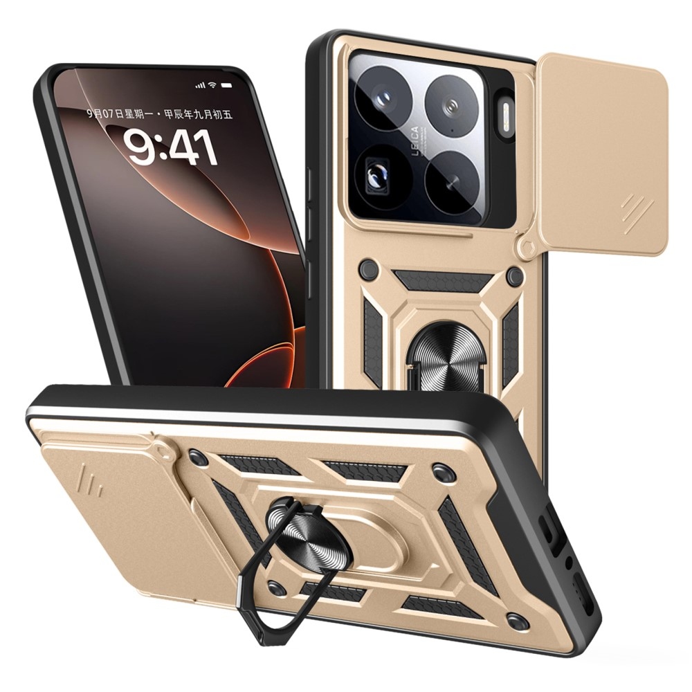 Csúszásálló borítás a Xiaomi 15 Pro-hoz - arany színben