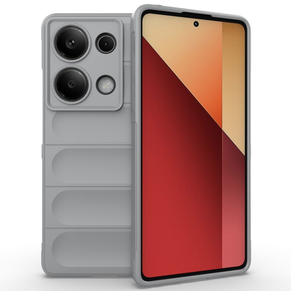 Rugg tartós zselés tok Xiaomi Redmi Note 13 Pro 4G/Poco M6 Pro - világosszürke