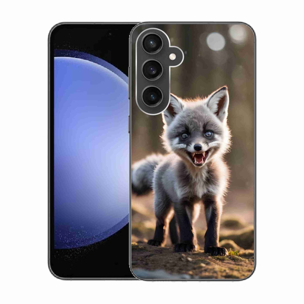 Gél borítás mmCase Samsung Galaxy S23 FE készülékhez - angry fox