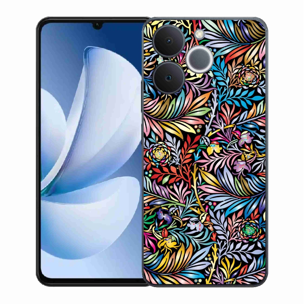 Gél borító mmCase a Realme Note 70T számára - virágok 5