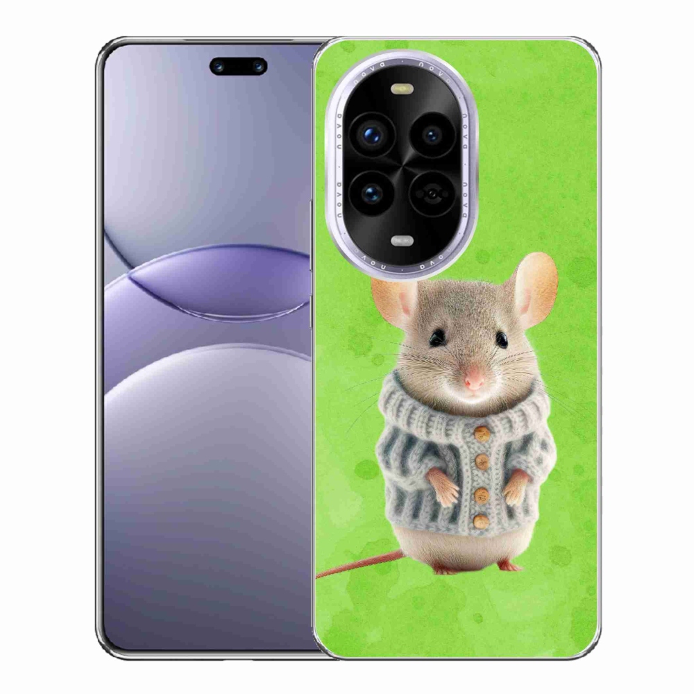 Gél borítás mmCase a Huawei Nova 13 Pro 5G készülékhez - egér pulóverben
