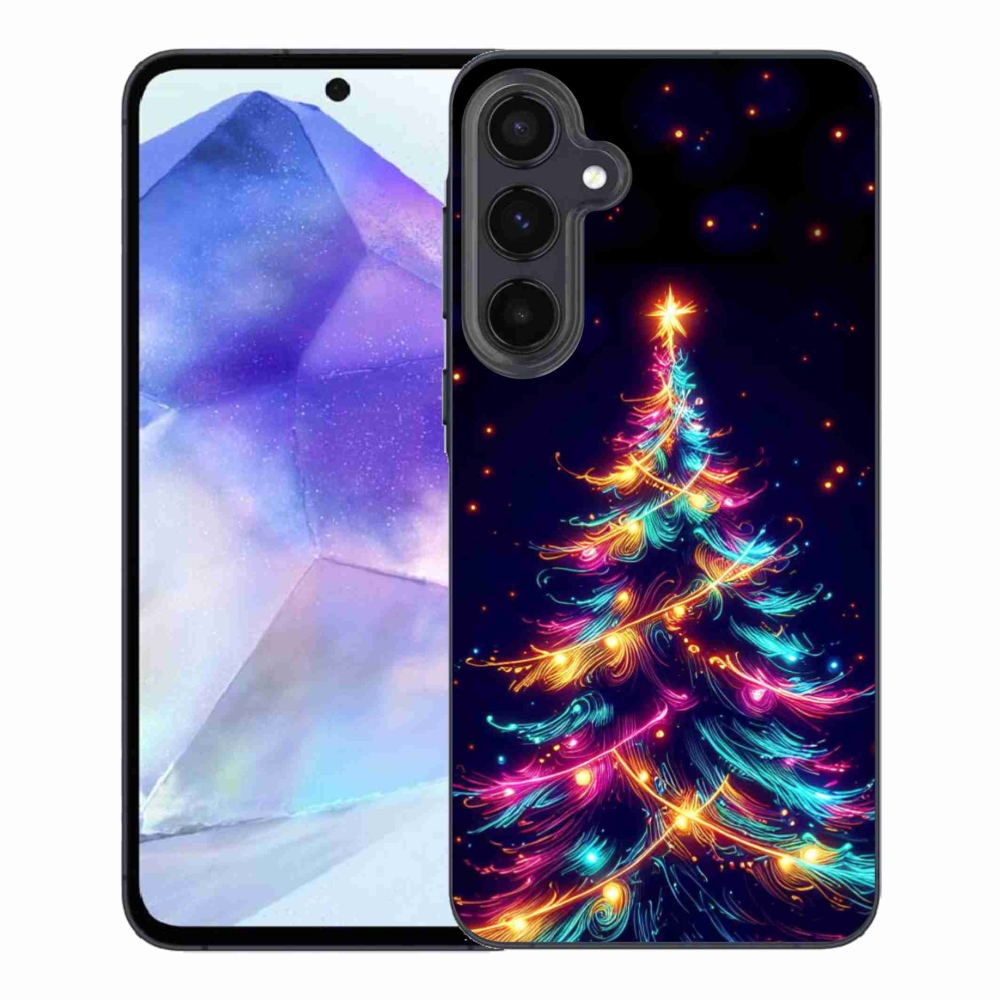 Gél borítás mmCase Samsung Galaxy A55 5G - neon karácsonyfa