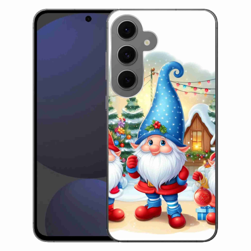 Zselés borítás mmCase Samsung Galaxy S24 FE - Karácsonyi manók