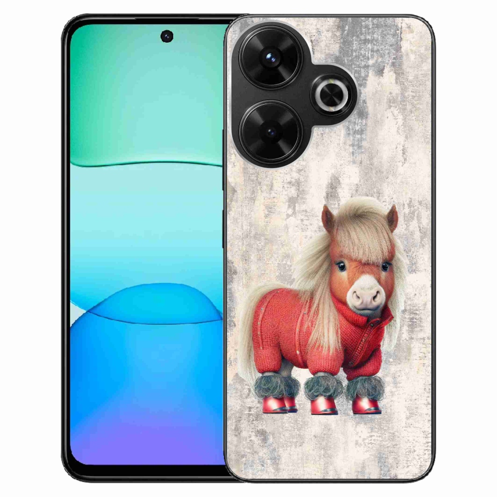 Gél borítás mmCase a Xiaomi Redmi 13 4G/Poco M6 4G - póni pulóverben