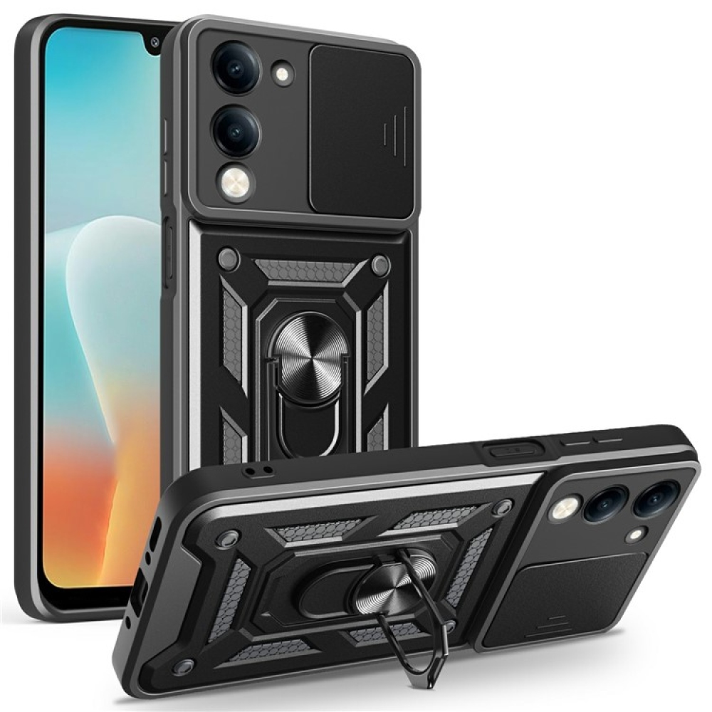 Csúszásálló borítás a Vivo Y29s 5G készülékhez - fekete