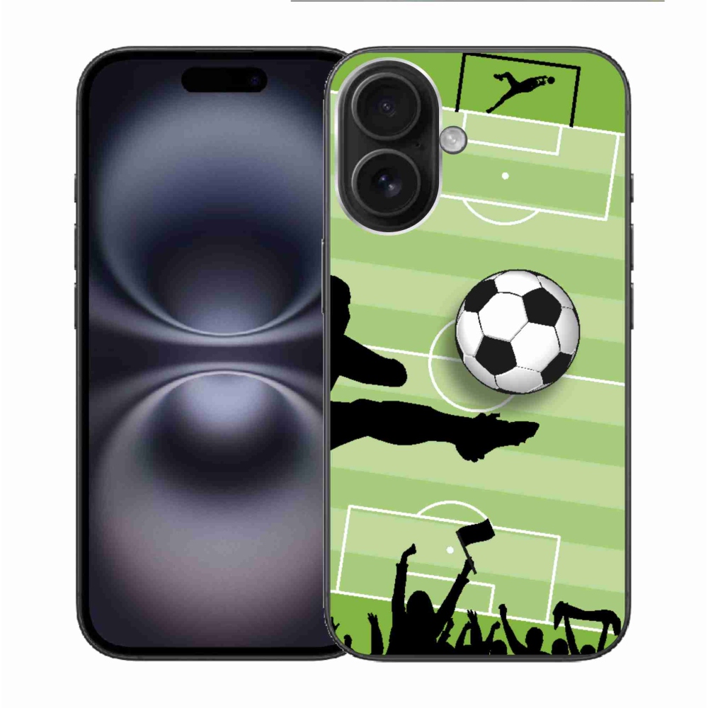 Zselés borítás mmCase iPhone 16-hoz - futball 3