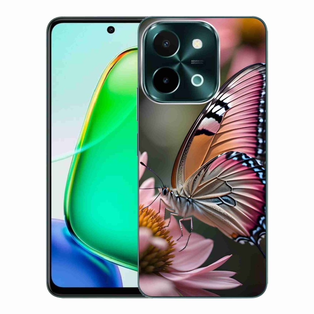 Gél borító mmCase a Vivo Y28-hoz - színes pillangó