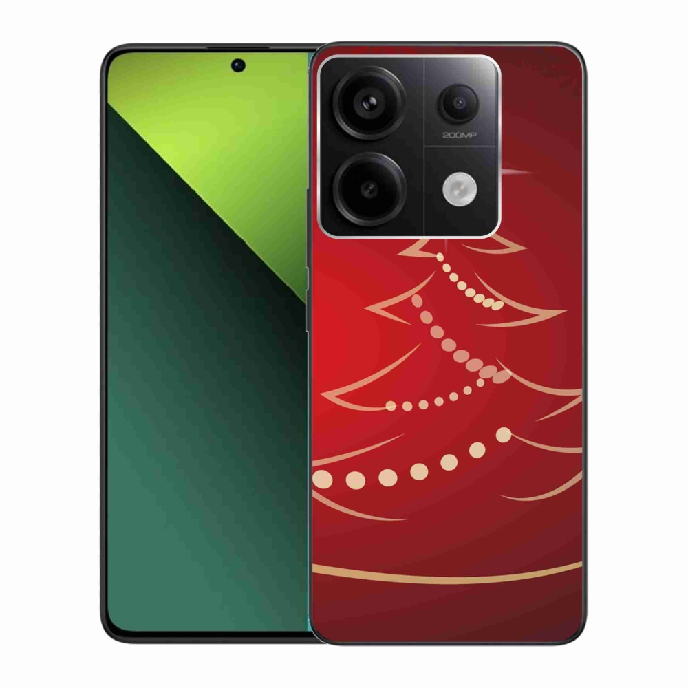 Gél borítás mmCase a Xiaomi Redmi Note 13 Pro 5G/Poco X6 5G számára - karácsonyfa karikatúra karácsonyfa