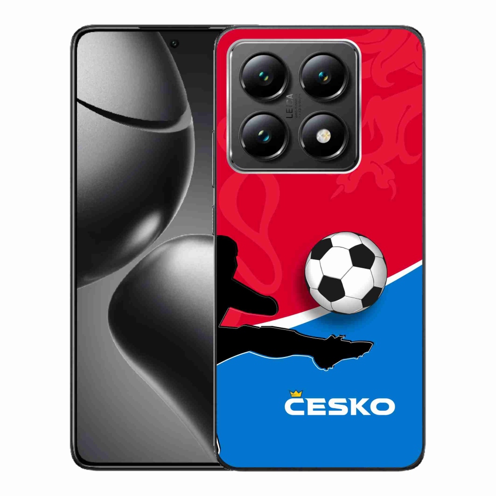 Gél borítás mmCase a Xiaomi 14T-hez - futball Csehország 2