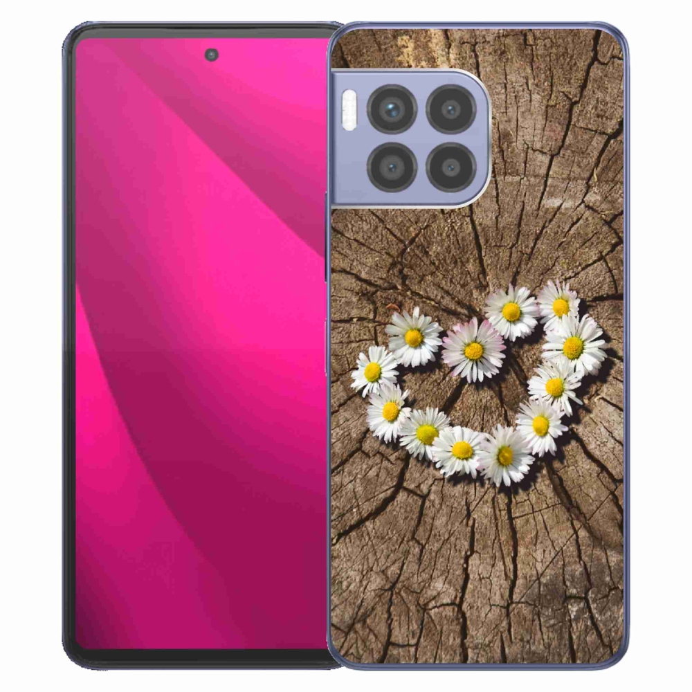 Gél borítás mmCase a T-Mobile T Phone 2 Pro készülékhez - Százszorszép szív