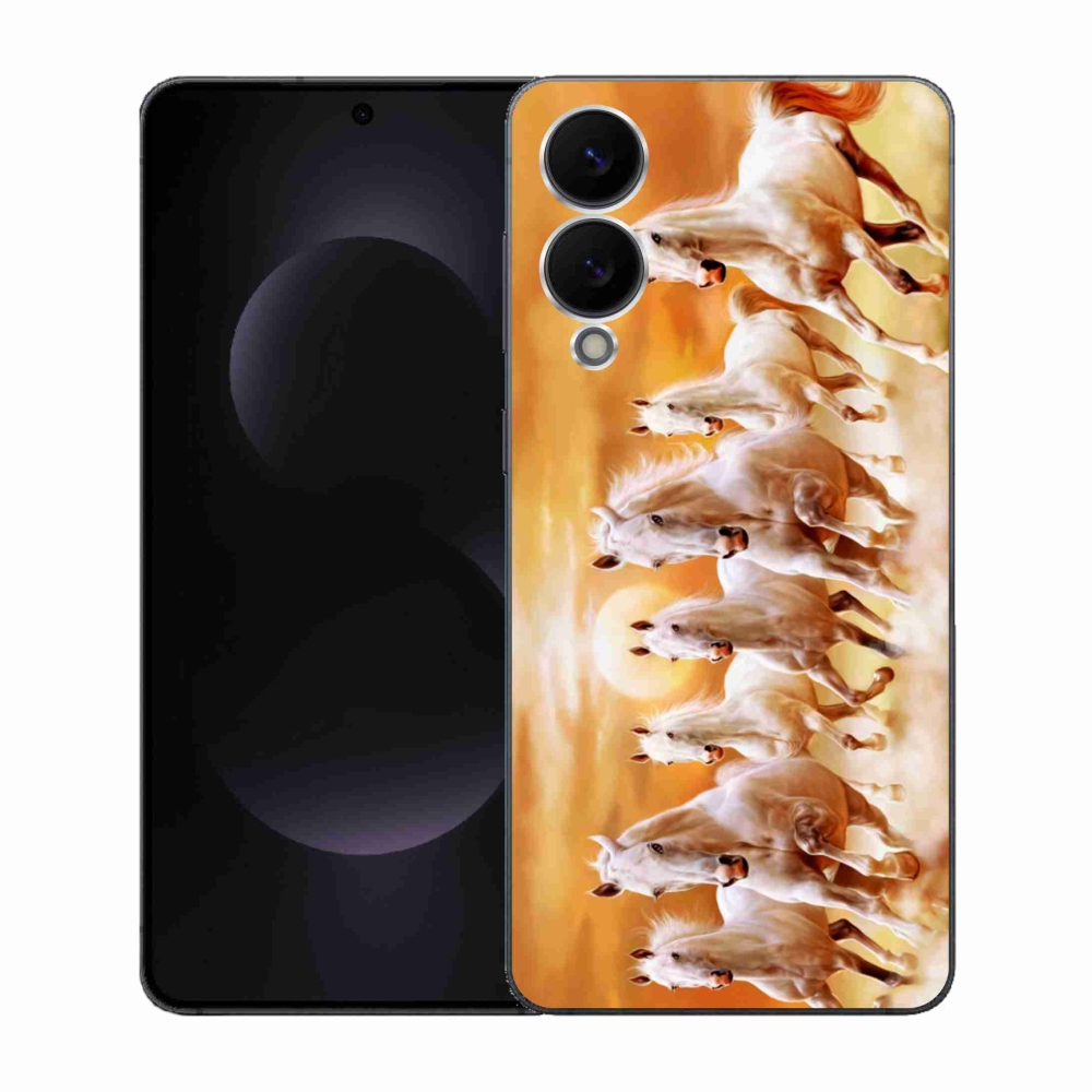 Zselés borítás mmCase Samsung Galaxy S25 Edge - lovak 2