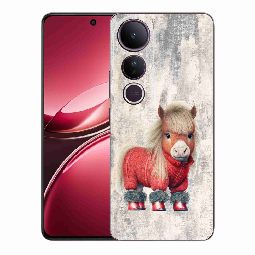 Gél borítás mmCase a Vivo V50 Lite 4G/5G-hez - póni pulóverben
