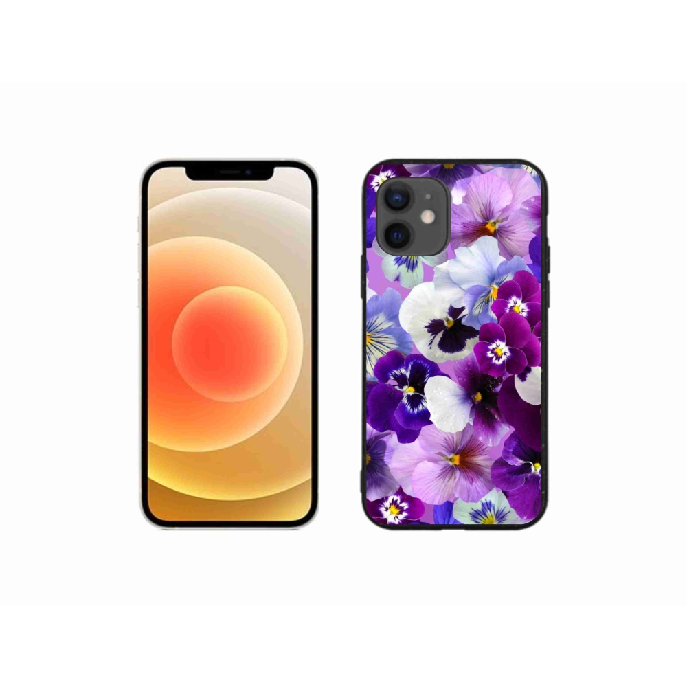 Gél borítás mmCase iPhone 12 mini készülékhez - virágok 9