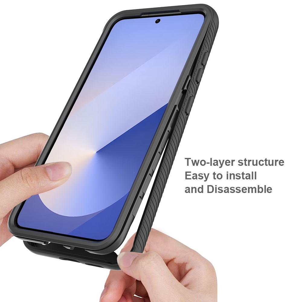 Anti-Drop 2in1 tartós borítás Samsung Galaxy S25+ készülékhez - fekete