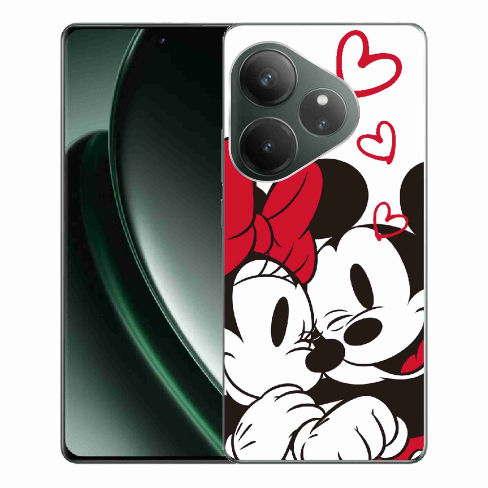 Zselés borítás mmCase a Realme GT 6 5G/GT 6T 5G - minnie és mickey számára