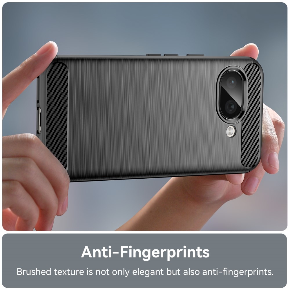 Szénálló zselés tok a Google Pixel 9a készülékhez - fekete