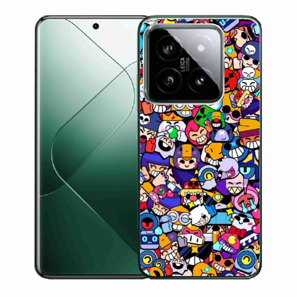 Gél borító mmCase a Xiaomi 14 - brawl stars 2 számára
