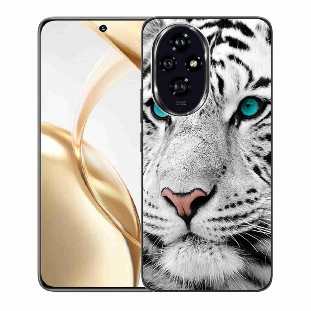 Zselés borítás mmCase a Honor 200 5G készülékhez - fehér tigris