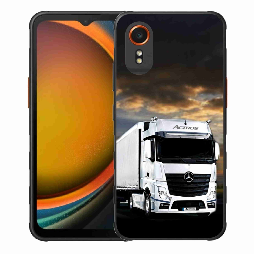 Gél borítás mmCase Samsung Galaxy Xcover 7 - teherautóhoz