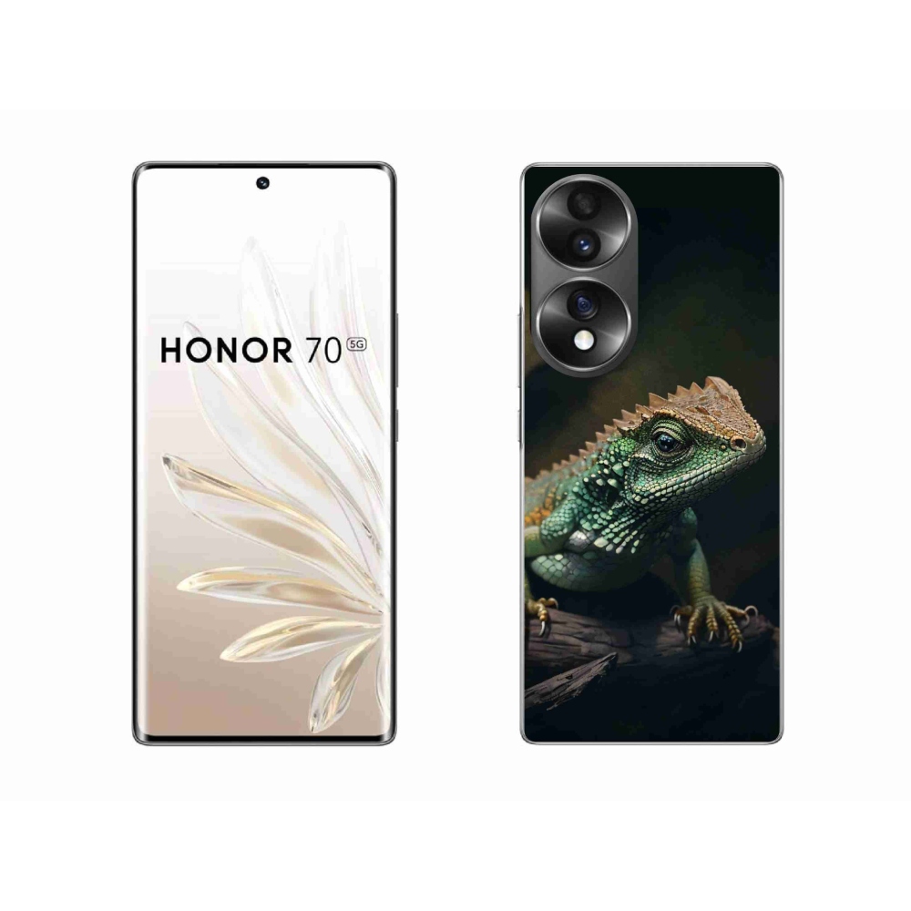 Zselés borítás mmCase a Honor 70-hez - gyík