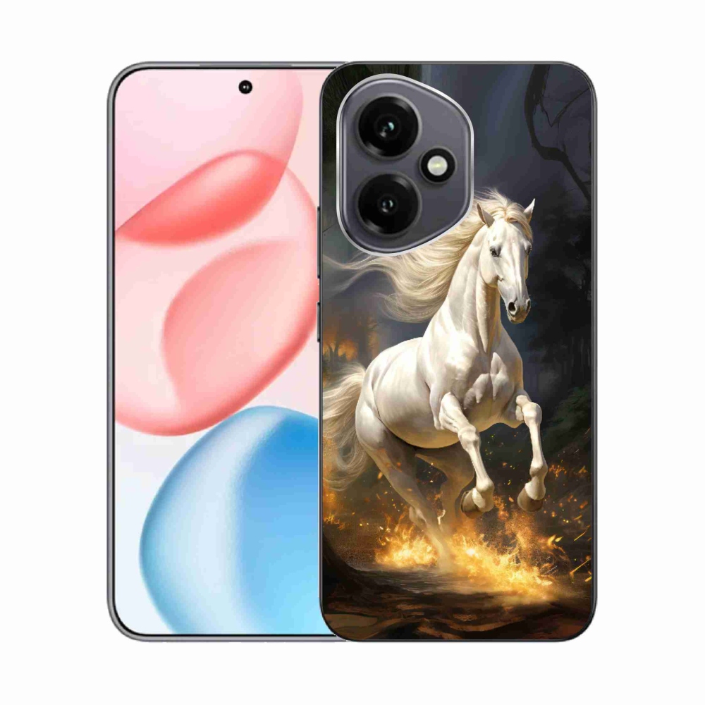 Zselés borítás mmCase a Honor 400-hoz - fehér ló 2