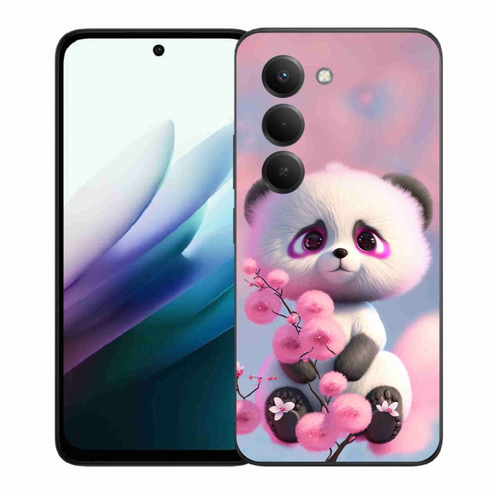 Gél borítás mmCase a Xiaomi Redmi 15 4G/5G (171mm) - aranyos panda 1