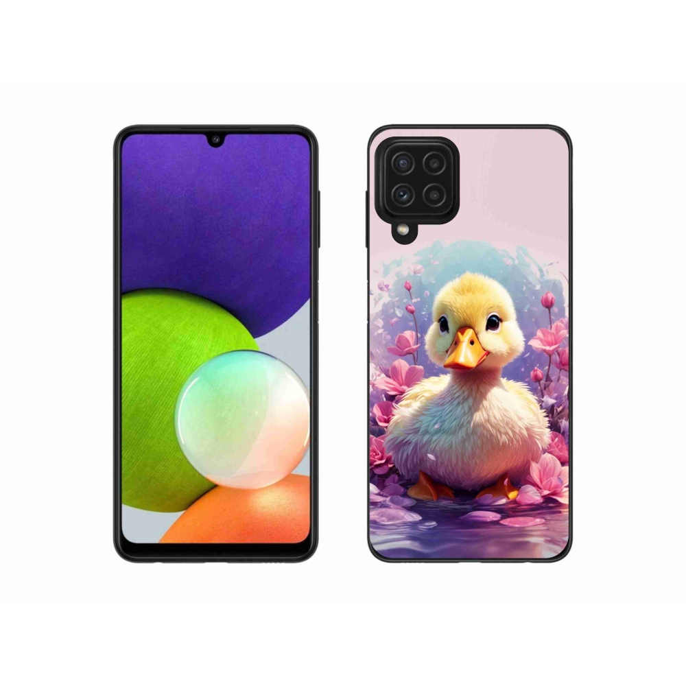 Gél borítás mmCase Samsung Galaxy A22 4G - kacsa