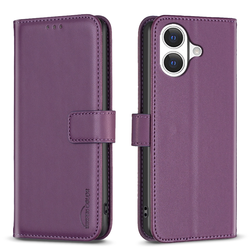 BNF könyvtáska iPhone 17 készülékhez - sötétlila